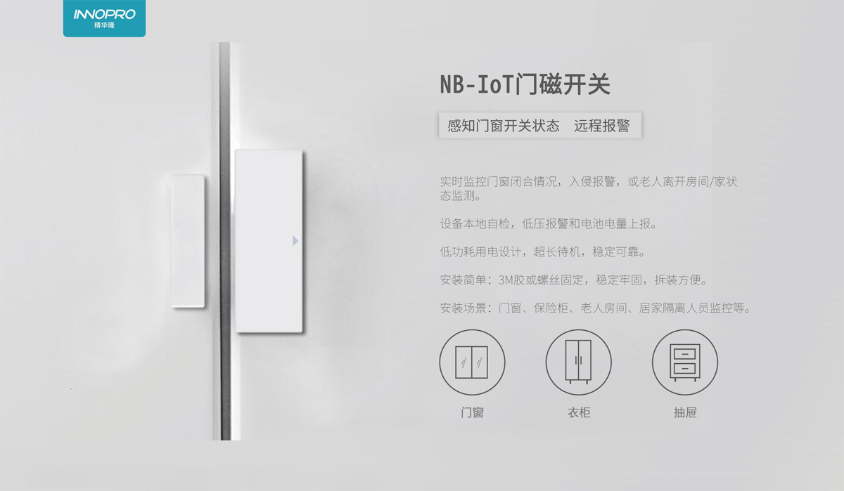 小小門磁，大大用處，精華隆NB-IoT門磁開關十大場景應用(圖1)