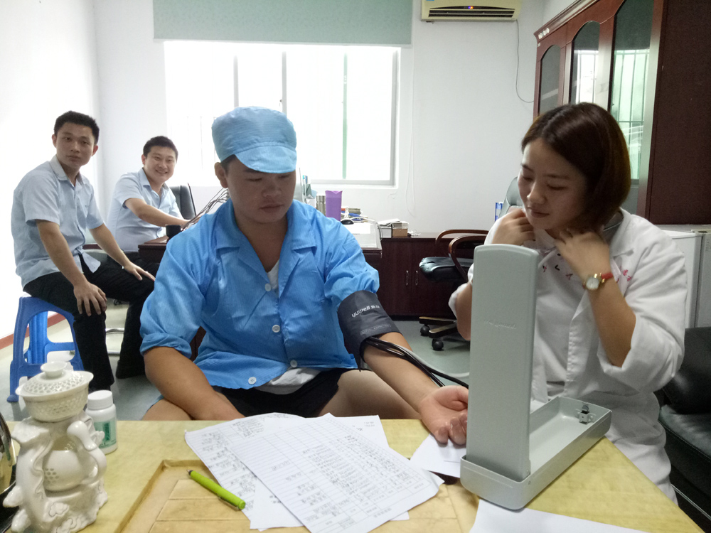 關注健康，領航集團組織員工健康體檢