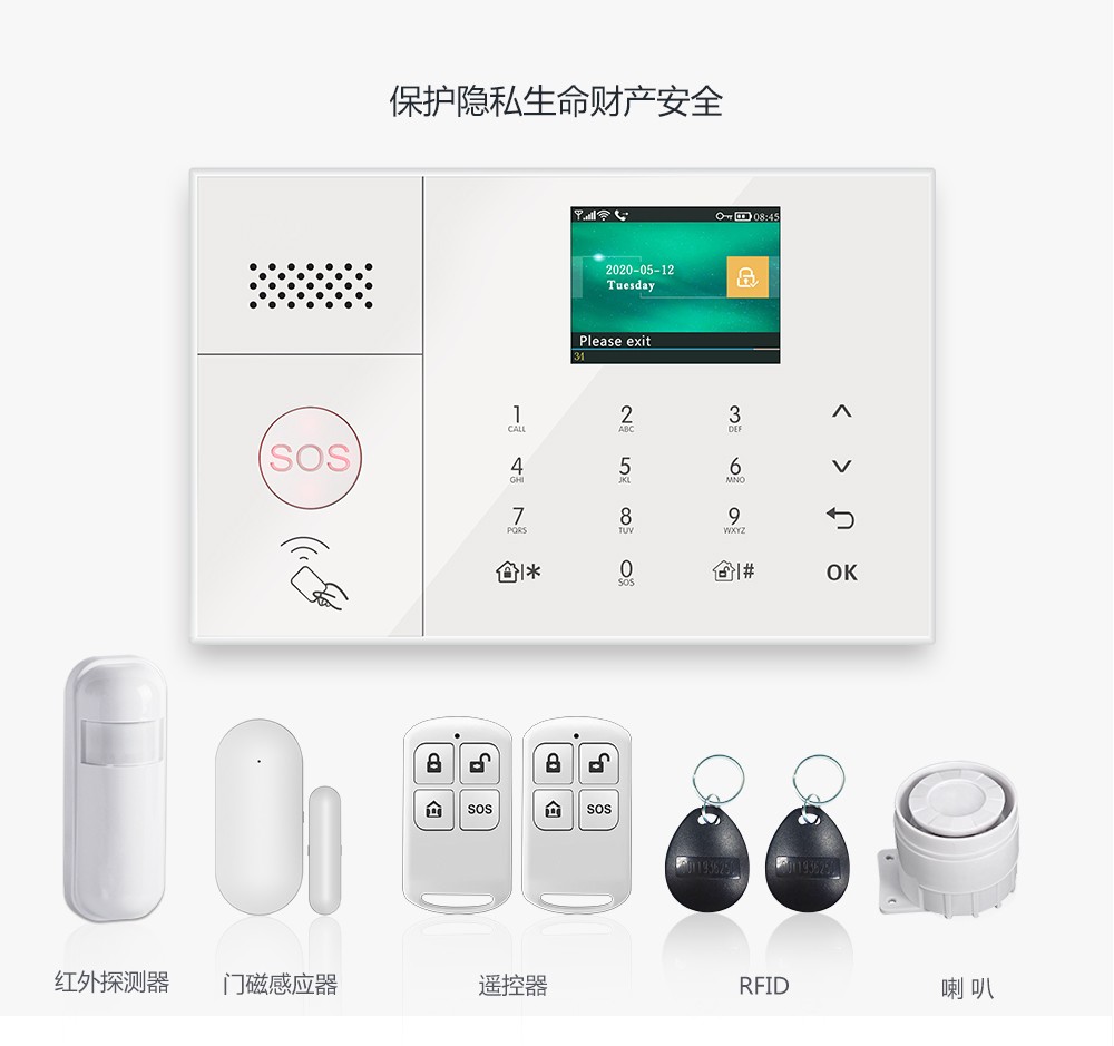 智能家居防盜報(bào)警家電控制系統(tǒng)方案是怎樣的？